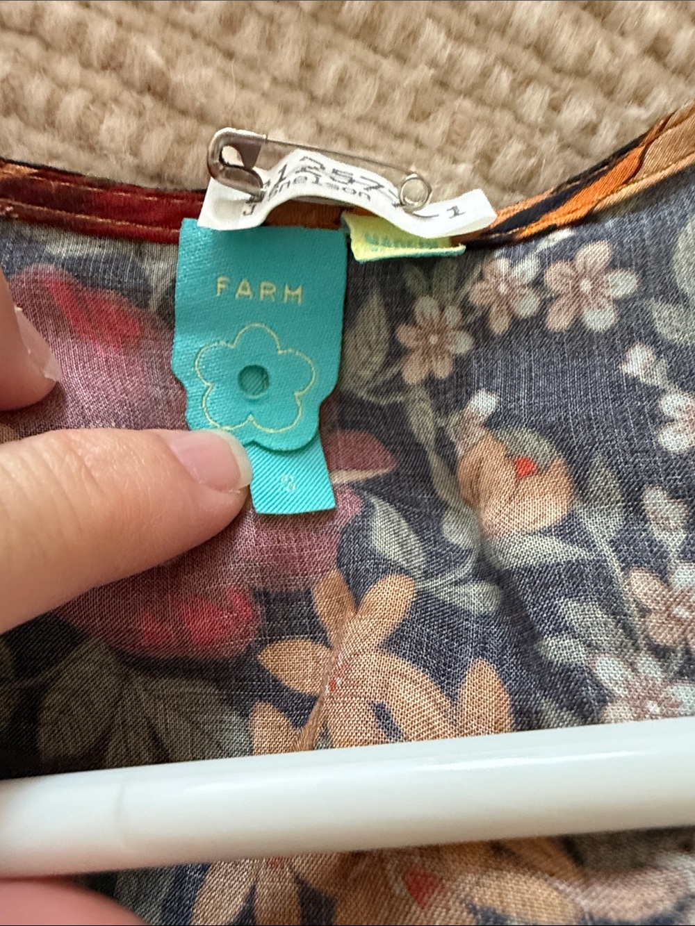 FARM Rio Wrap Maxi Dress in Autumn Floral - Picture 5 of 5